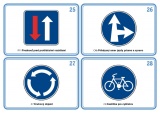Súbor 48 kariet - dopravné značky nakladateľstvo Kupka